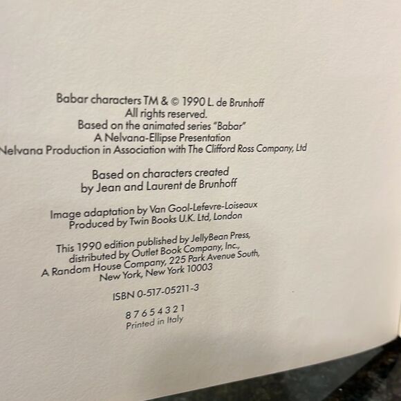 Babar And His Friends At The Farm Hardcover Vintage 90s Cartoon RARE Col… - Picture 5 of 7